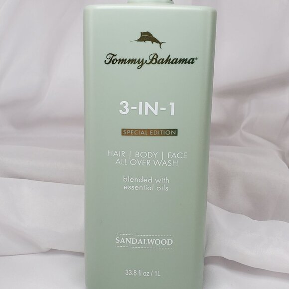 Tommy Bahama 3-In-1 Special Edition Hair/Body/Face All Over Wash Sandalwood Scen - Picture 6 of 6